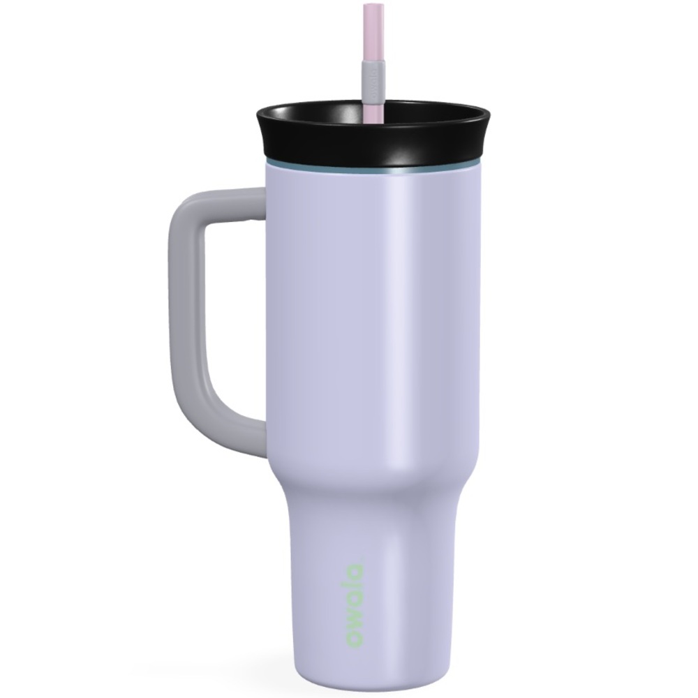 Owala Insulated Tumbler with Spill Resistant Lid, Straw and Handle, 40 oz, New